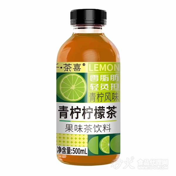 茶千茶喜青柠柠檬果味茶饮料500ml