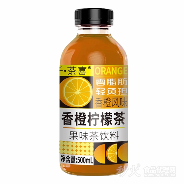 茶千茶喜香橙柠檬果味茶饮料500ml