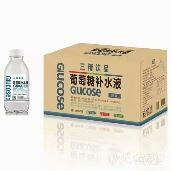 三精饮品葡萄糖补水液原味450mlx15瓶