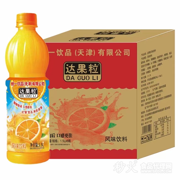 达果粒风味饮料1.5L