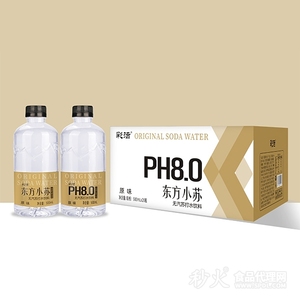 彩活东方小苏原味苏打水饮料500mlx20瓶