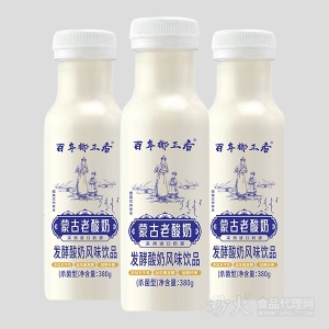椰正香蒙古老酸奶發酵酸奶風味飲品380g