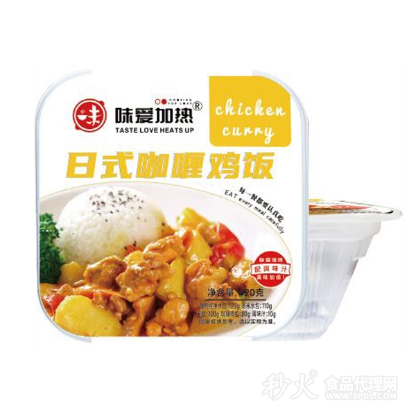 味愛加熱日式咖喱雞飯420g