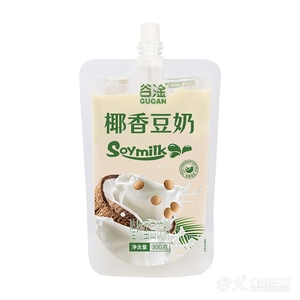谷淦椰香豆奶300g（正面）