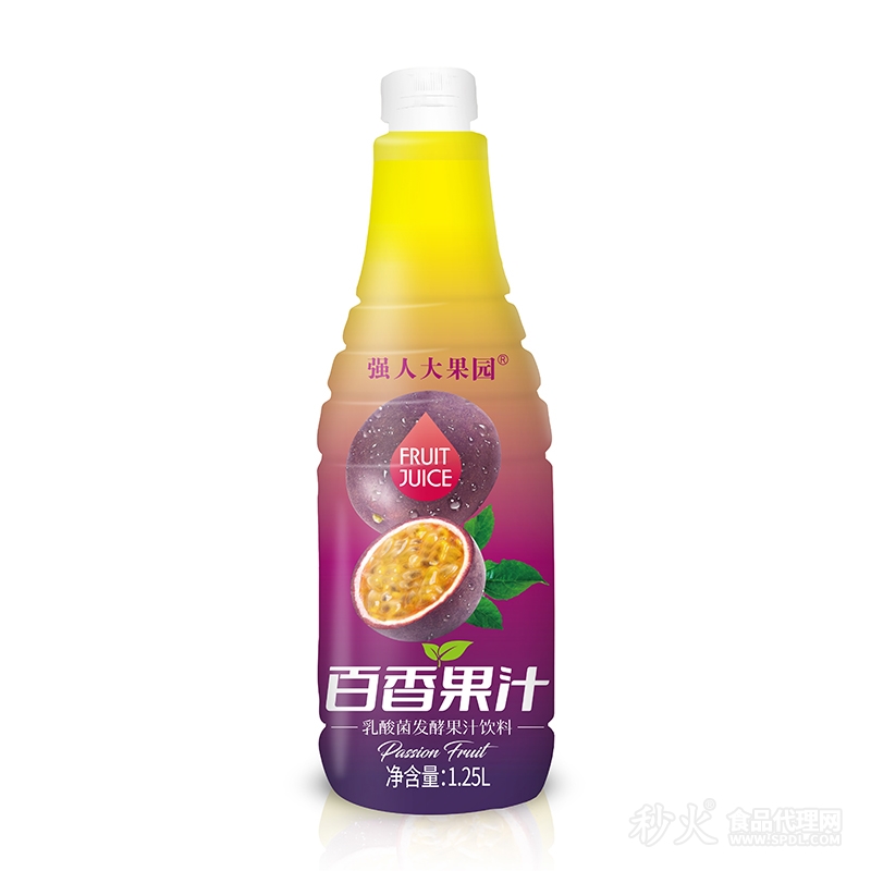 强人大果园百香果汁1.25L