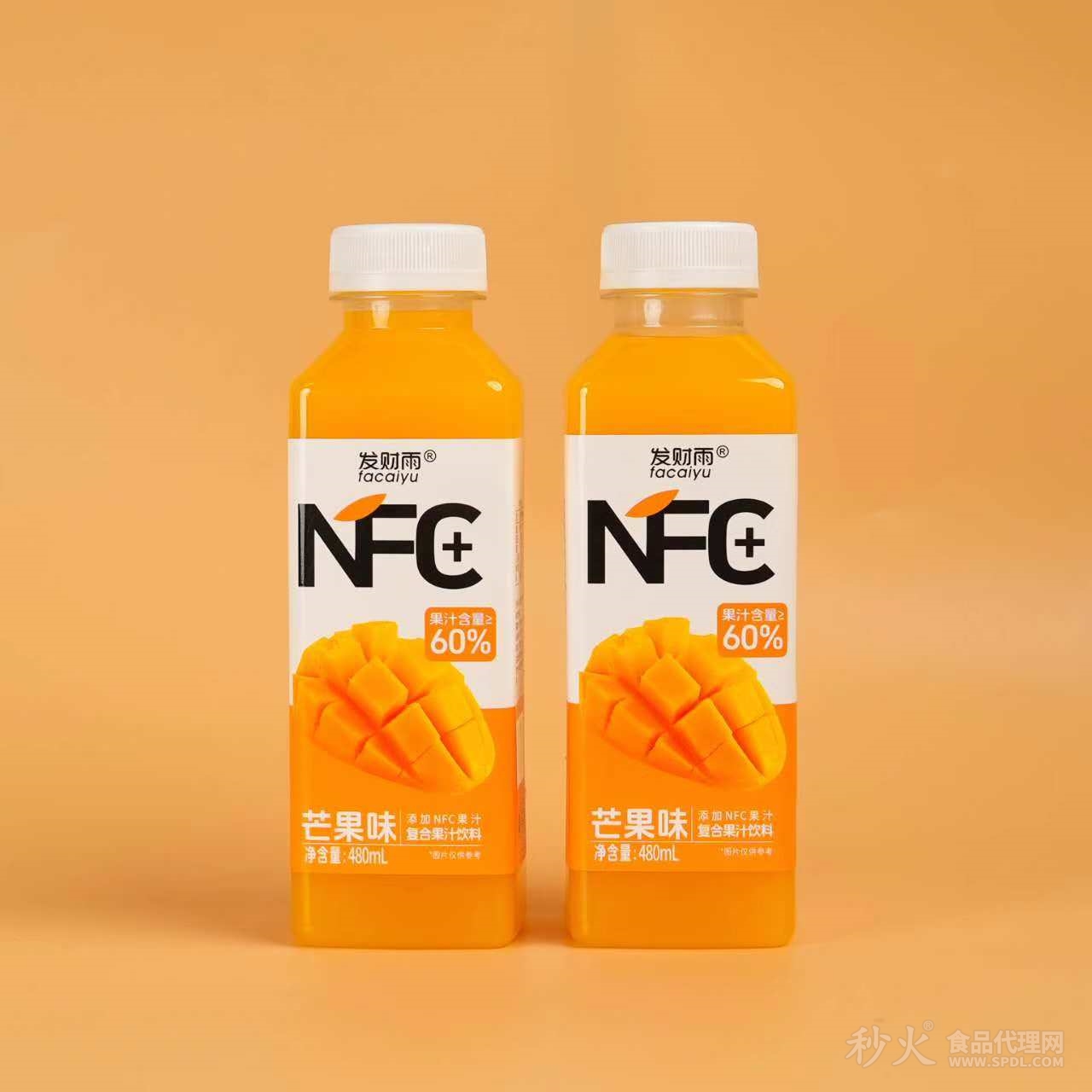 发财雨NFC芒果味复合果汁480ml