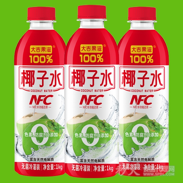 大吉果滋100%椰子水1kg