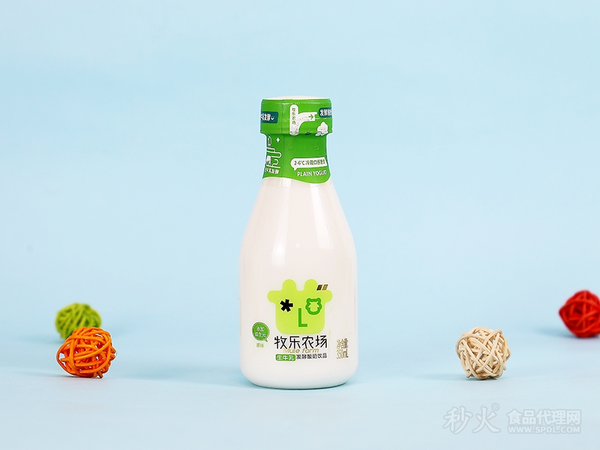 牧乐农场生牛乳发酵酸奶饮品原味350ml