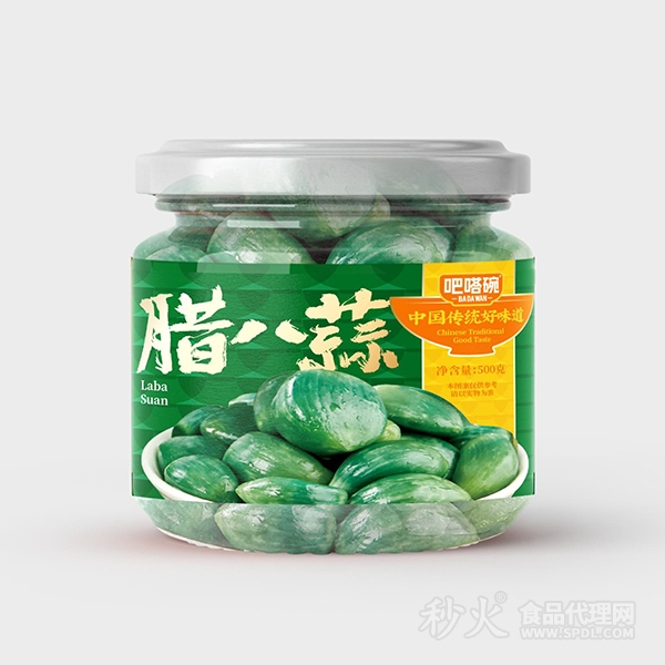 吧嗒碗腊八蒜500gx12坛