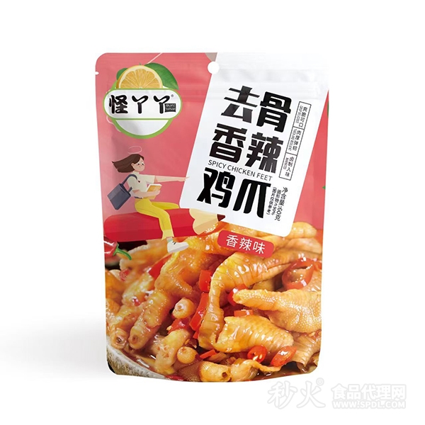 怪丫丫香辣味去骨香辣鸡爪60g