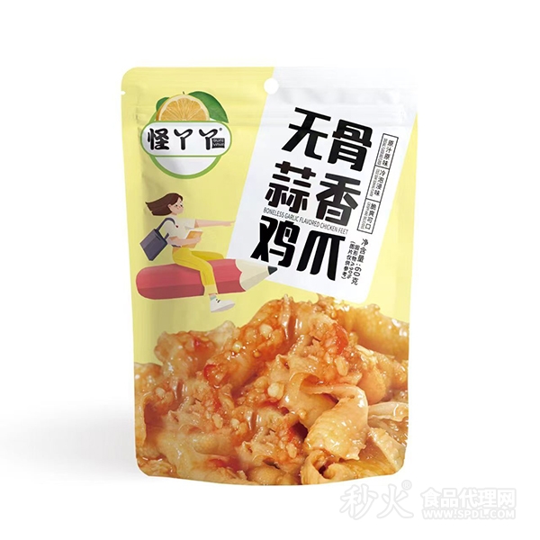 怪丫丫无骨蒜香鸡爪60g