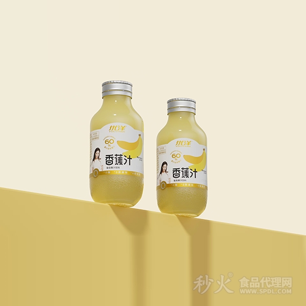 优洋香蕉汁复合果汁饮料300ml