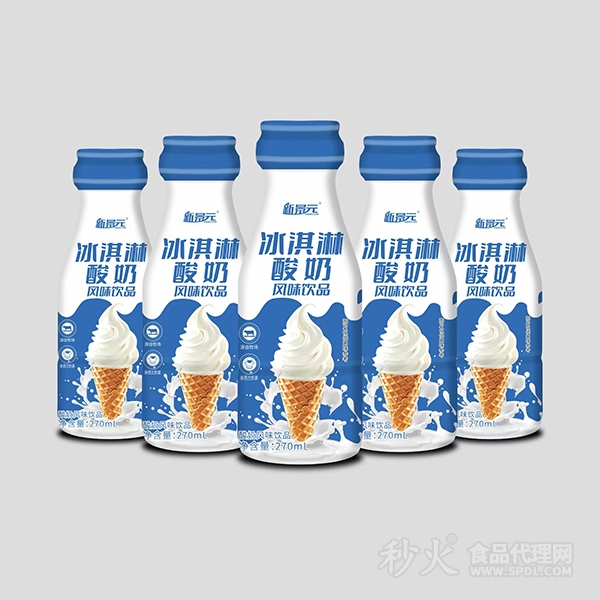 新景元冰淇淋酸奶风味饮品270ml