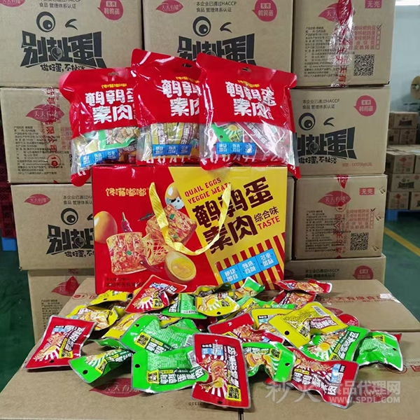 馋嘴嘟嘟鹌鹑蛋熟食综合味礼盒