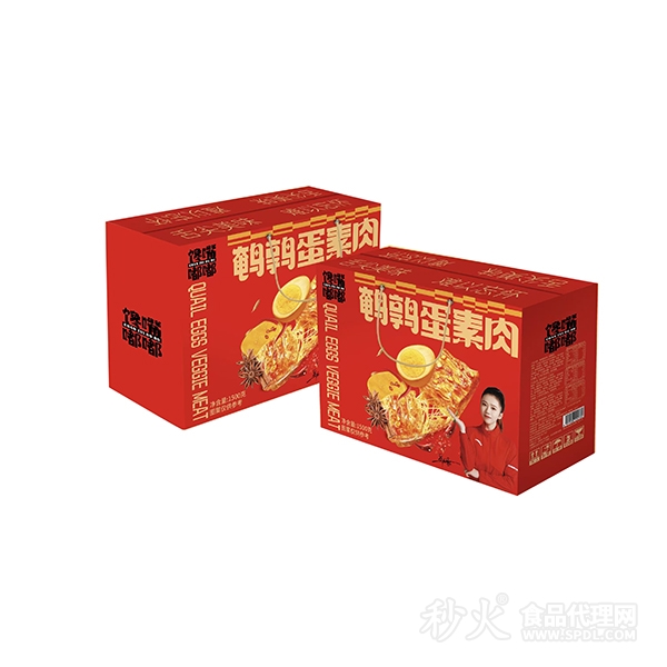 馋嘴嘟嘟鹌鹑蛋素肉礼盒1500g