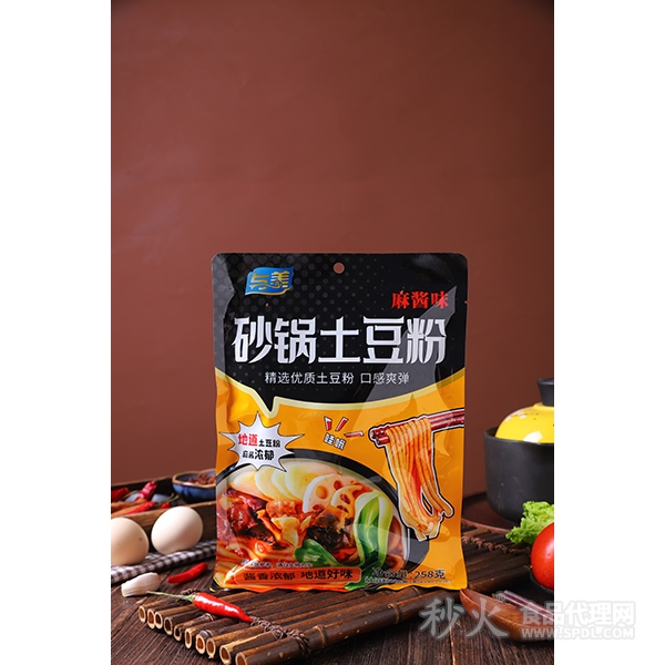 与美砂锅土豆粉麻酱味258g