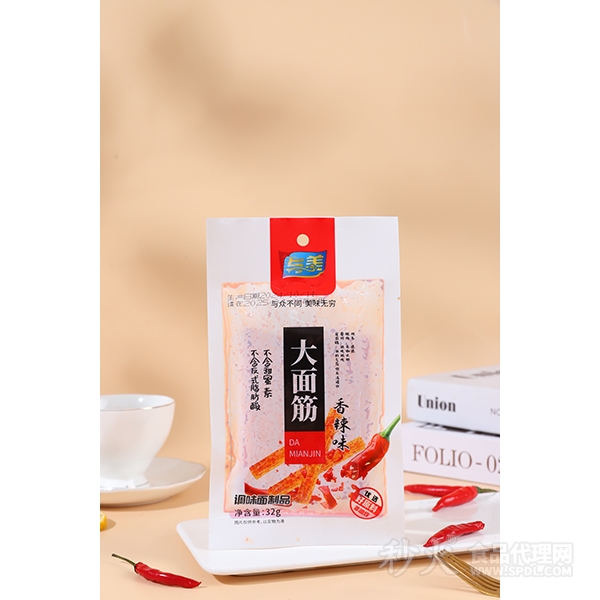 与美大面筋香辣味32g