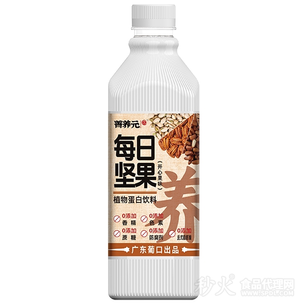 菁养元生椰坚果植物蛋白饮料1.25L