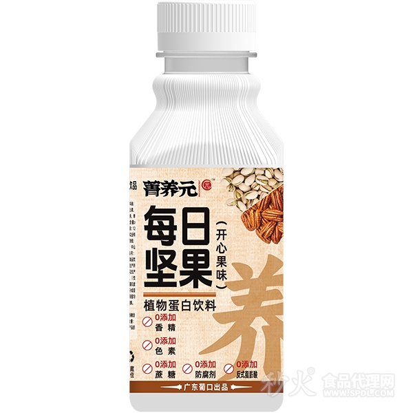 菁养元生椰坚果植物蛋白饮料388ml