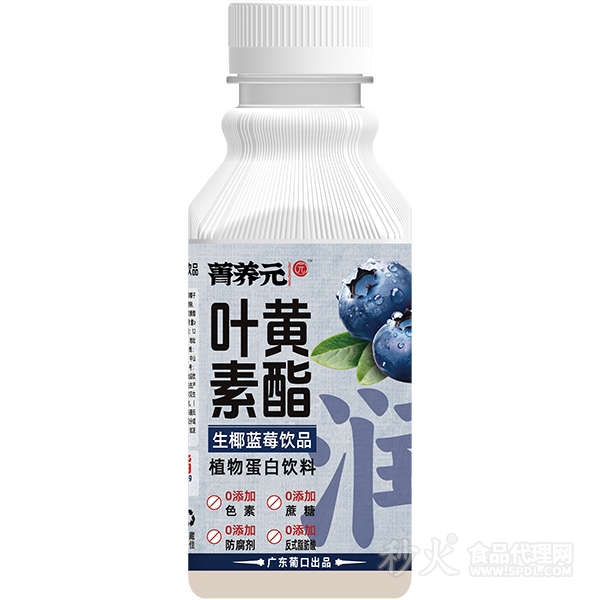 菁养元生椰蓝莓植物蛋白饮料388ml