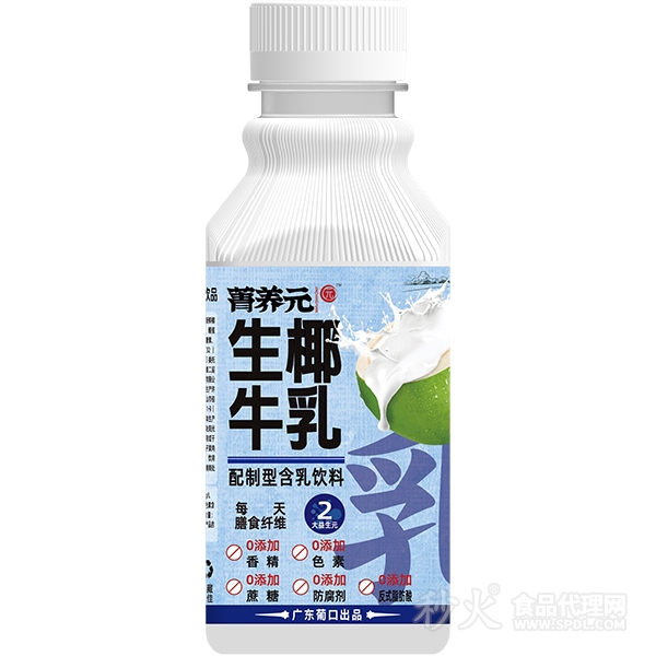 菁养元生椰牛乳配制型含乳饮料388ml