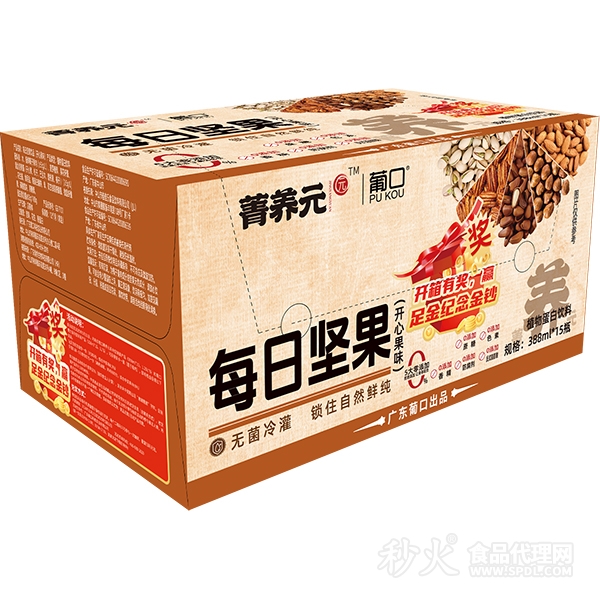 菁养元生椰坚果植物蛋白饮料388mlx15