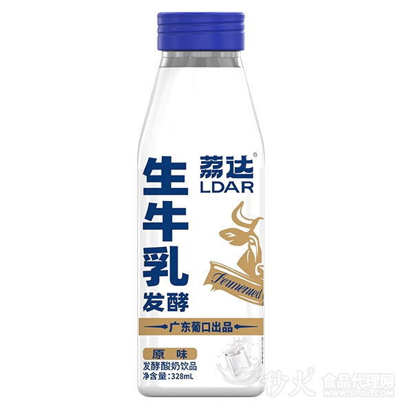 荔达生牛乳发酵酸奶饮品原味328ml