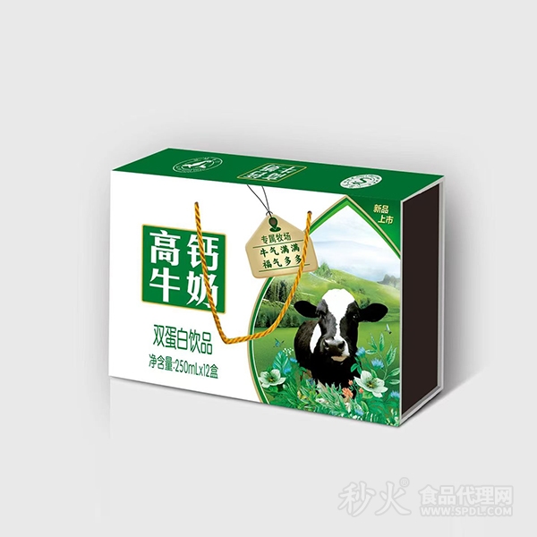 高钙牛奶双蛋白饮品250mlx12盒