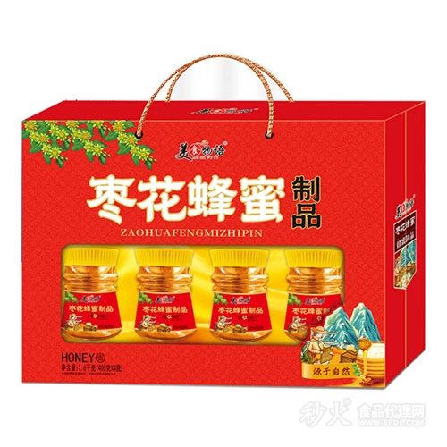 美食物语枣花蜂蜜礼盒