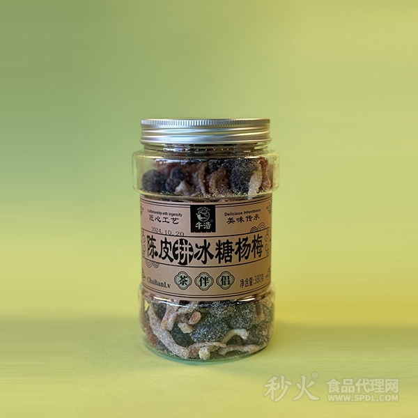 牛浩陈皮拼冰糖杨梅茶伴侣380g