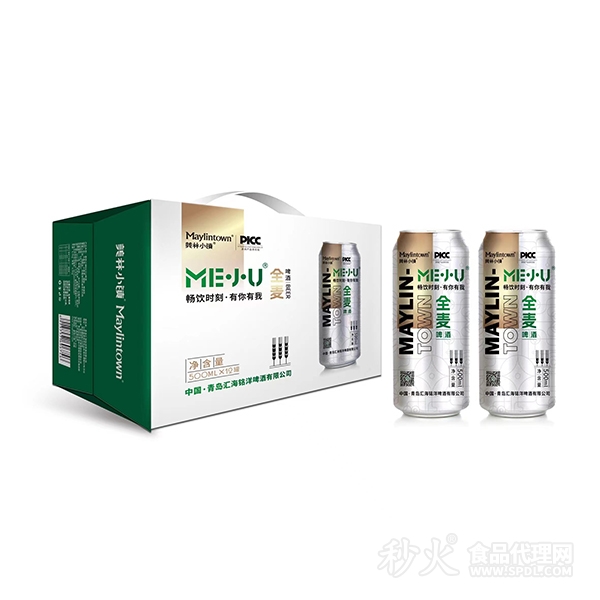 美林小镇ME小U全麦啤酒500mlx12罐