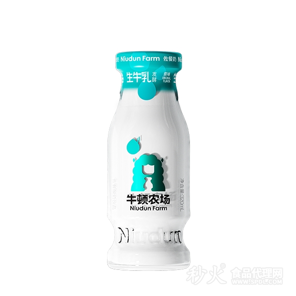 牛顿农场原味生牛乳发酵酸奶饮品320ml