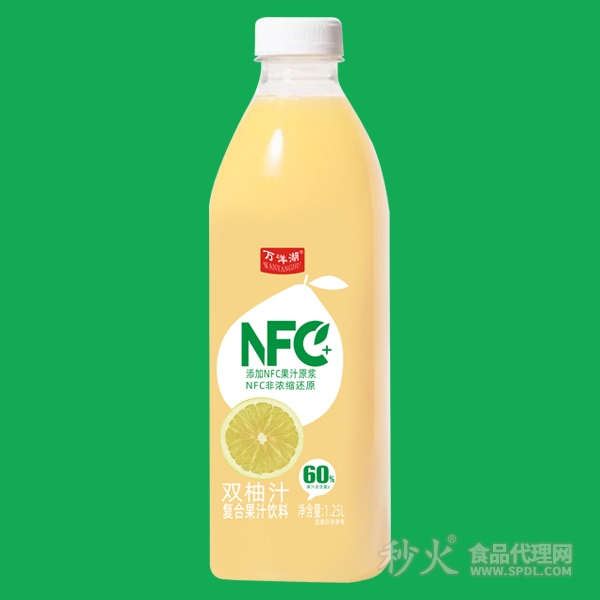 万洋湖双柚汁复合果汁饮料1.25L