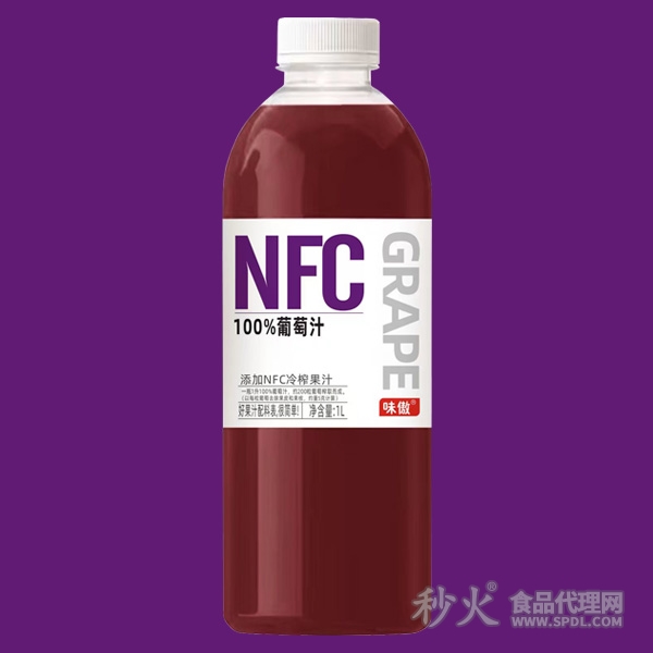 味傲NFC100%葡萄汁1L