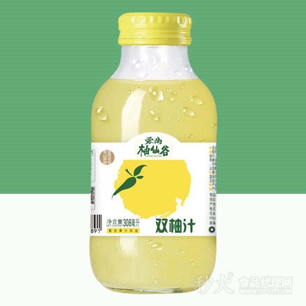 爱尚柚仙谷双柚汁308ml