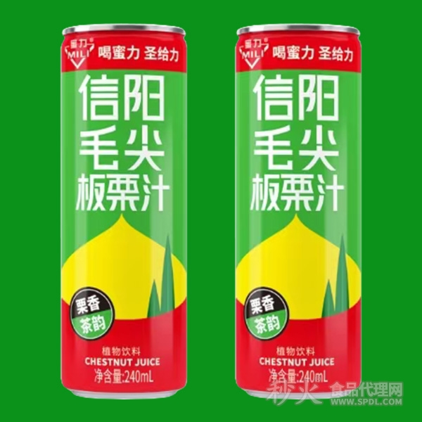 蜜力信阳毛尖板栗汁植物饮料240ml