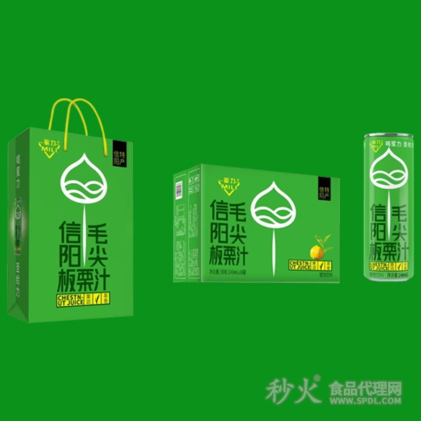 蜜力信阳毛尖板栗汁植物饮料礼盒