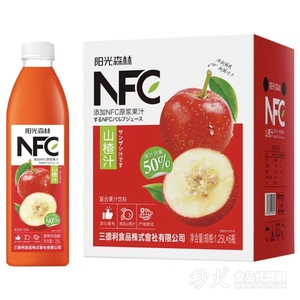 阳光森林山楂汁复合果汁饮料（含NFC）标箱