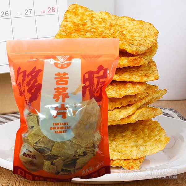 苦荞片香葱味360g