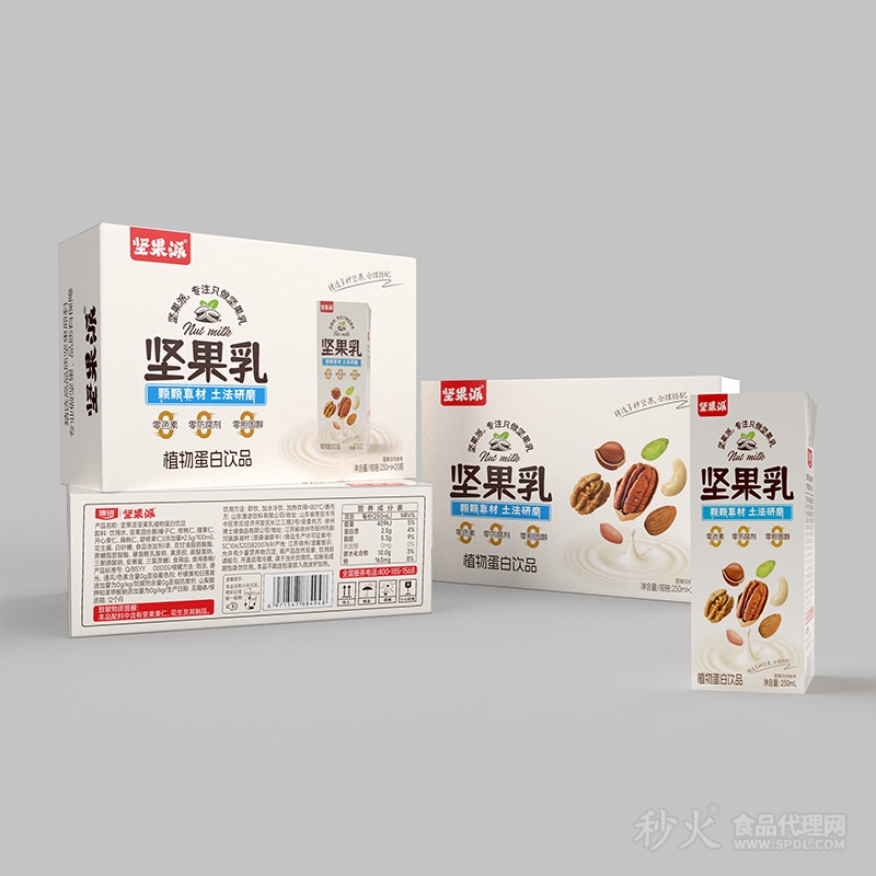 坚果派坚果乳植物蛋白饮品250ml