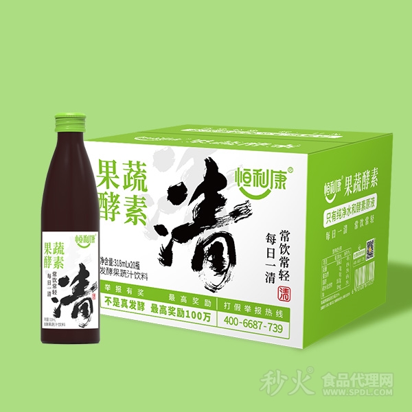 恒利康清果蔬酵素 318ml