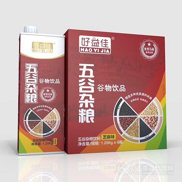 好益佳五谷杂粮谷物饮品1.25kg箱装