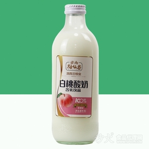 爱尚柚仙谷白桃酸奶饮品1L