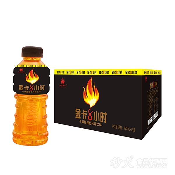 太行中饮金卡8小时牛硫酸强化风味饮料450mlx15瓶