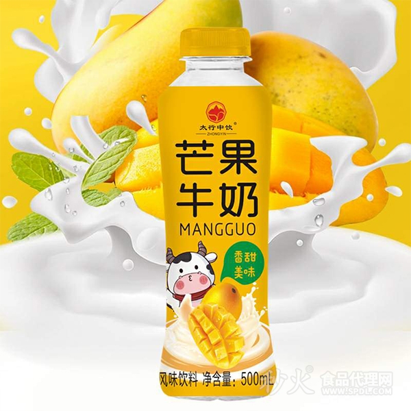 太行中饮芒果牛奶风味饮料500ml