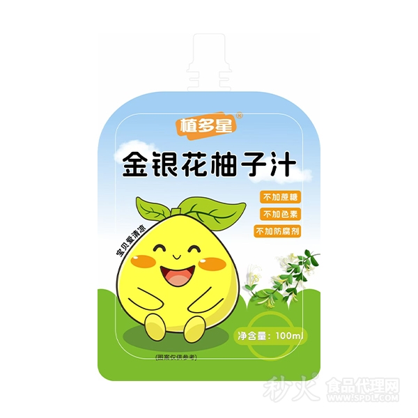 植多星金银花柚子汁100ml