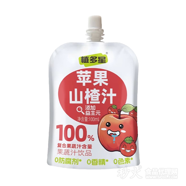 植多星苹果山楂汁100ml