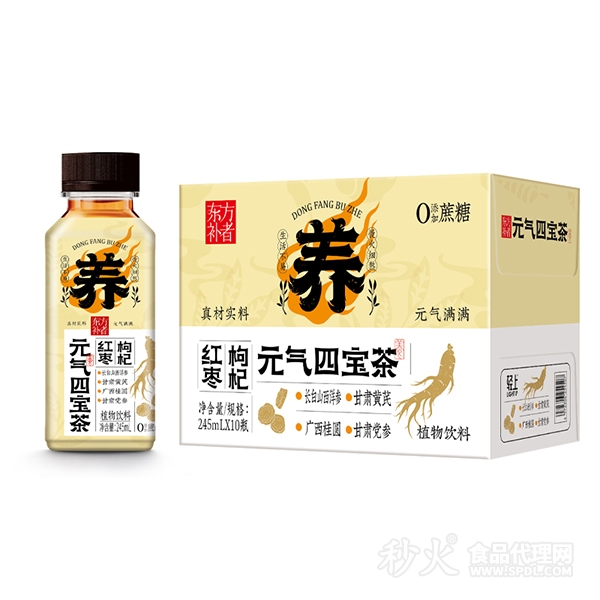 东方补者红枣枸杞元气四宝茶245ml