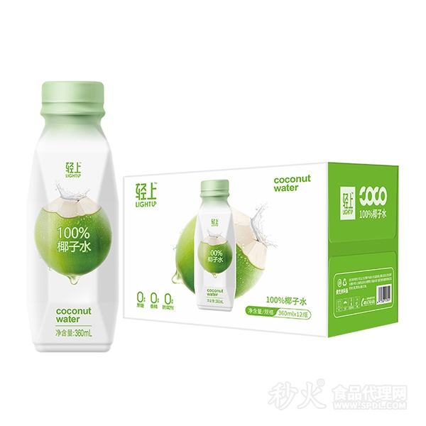 轻上椰子水360ml