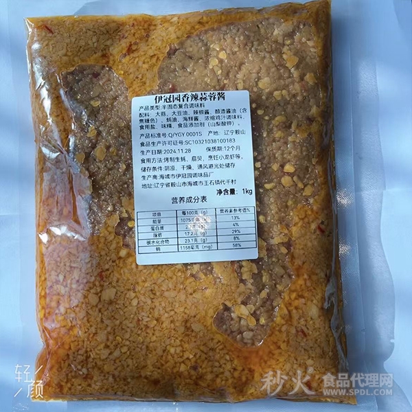 伊冠园香辣蒜蓉酱1kg